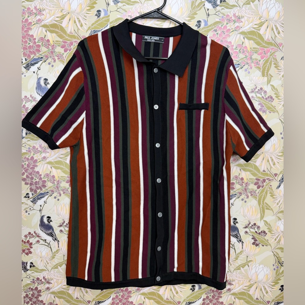 Stylish Multicolor Striped Men's Casual Shirt